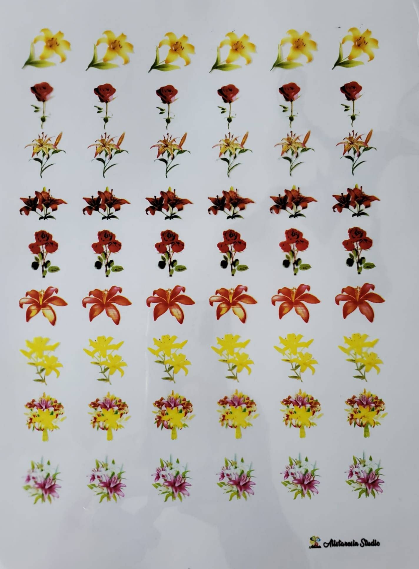 Custom 3D Tree Flowers Epoxy Resin Art Kit Transparent Film Epoxy Resin  Filler 42 PCS Perfect for DIY Projects Home Decor Gift 