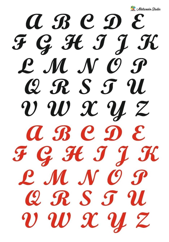3d calligraphy 2024 a to z