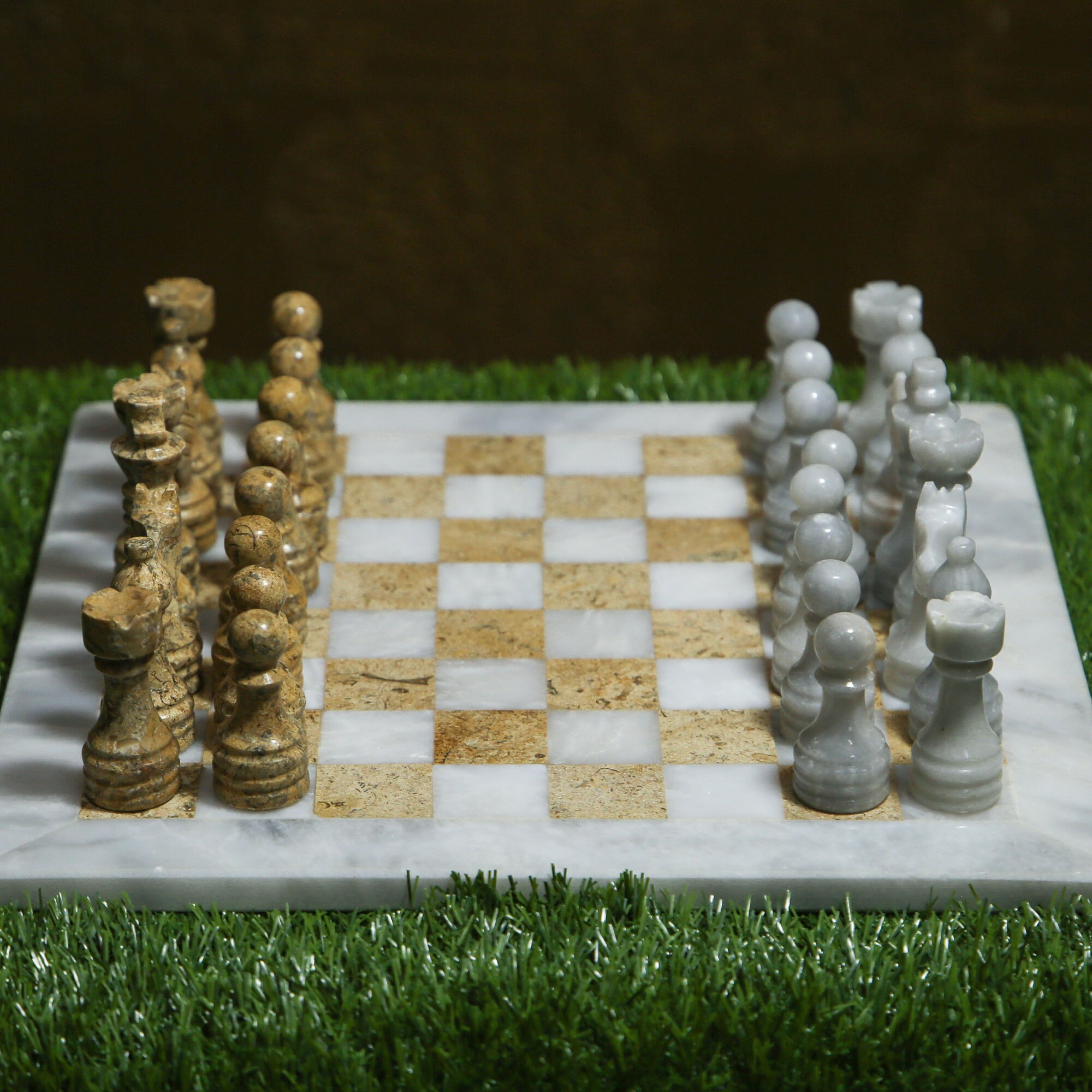 Chess game - Marble - Catawiki