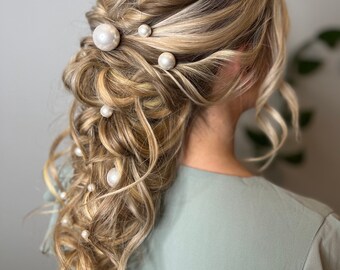 Rebecca Pearl Hair Pins