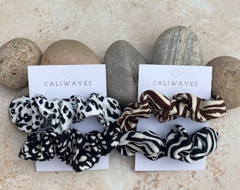 Animal Print Scrunchies