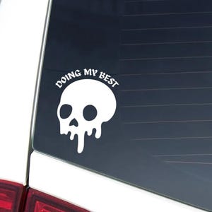 Metal Music Sticker, Alternative Car Decal, Bumper Sticker for Heavy Metal Music Lover, Forever Emo Stickers, Horror Car Accessories, Vinyl