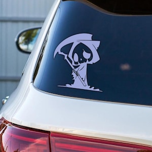 Gothic Car Sticker, Alternative Decal for Car, Horror Bumper Sticker, Funny Car Sticker, Spooky Accessories for Car, Car Window Decal, Vinyl