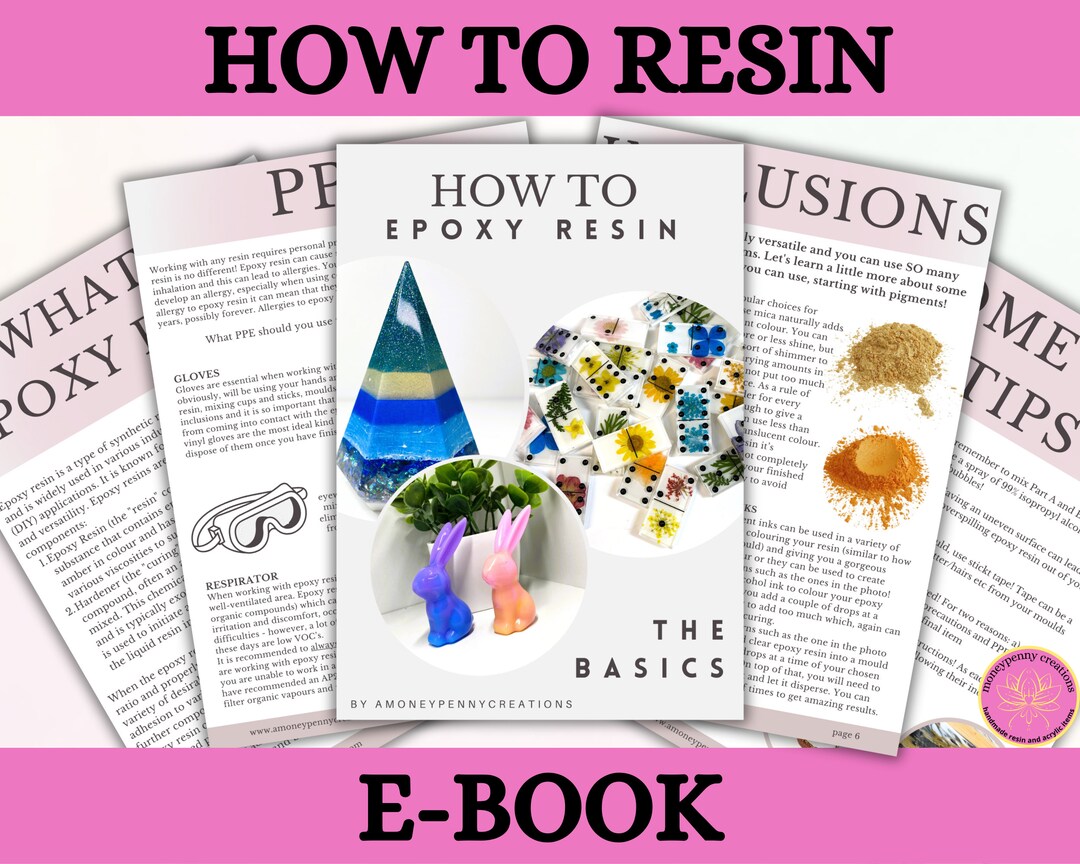 How to Epoxy Resin E-book, Beginners Guide to Resin, Resin Artist ...
