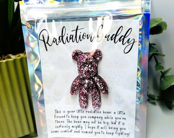Hospital Bear, Cancer Support Bear, Pocket Hug Bear, Radiotherapy Buddy, Cancer Care Gifts Woman, Get Well Soon Gift, Sink Friend Gift Chemo