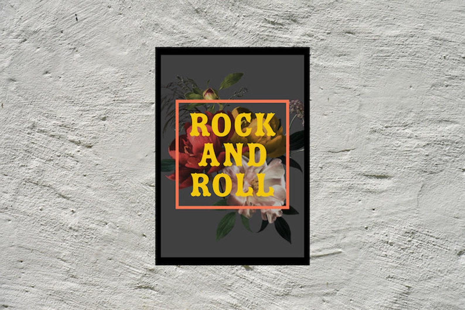Rock and Roll print | Etsy