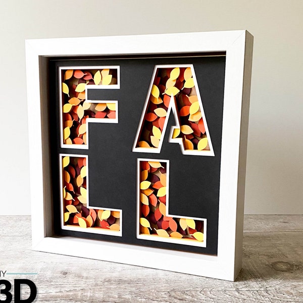 3D FALL SVG - Fall leaves svg - shadow box svg - for cricut - for silhouette 3D FALL SVG - Fall leaves svg - shadow box svg - for cricut - for silhouette