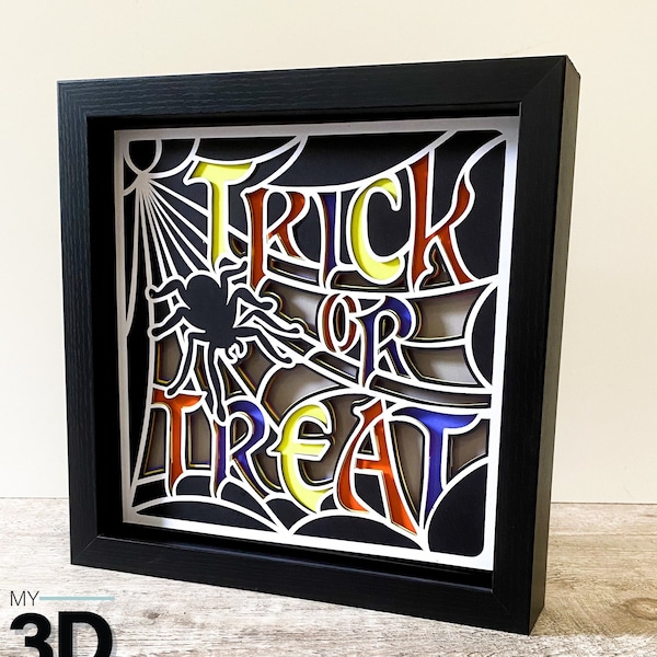3D TRICK OR TREAT svg - 3D Halloween svg - für Cricut - für Silhouette