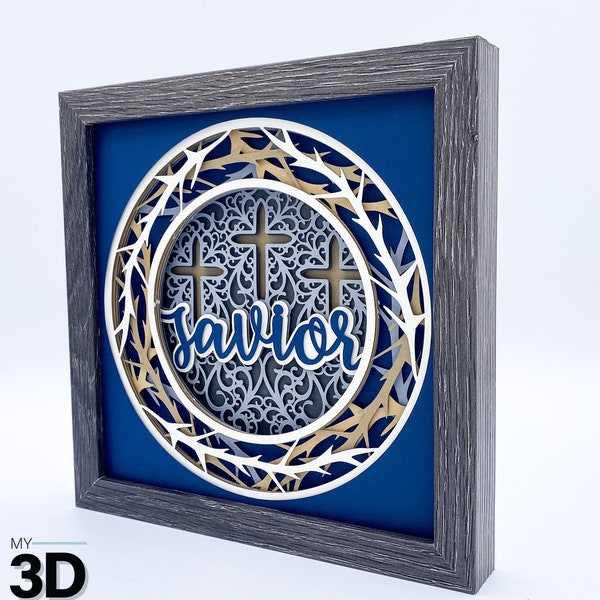 3D SAVIOR SVG - Religious EASTER svg - for cricut - for silhouette