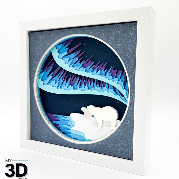 3D NORTHERN LIGHTS svg - 3D aurora borealis svg - WINTER shadow box svg - for cricut - for silhouette 3D NORTHERN LIGHTS svg - 3D aurora borealis svg - WINTER shadow box svg - for cricut - for silhouette