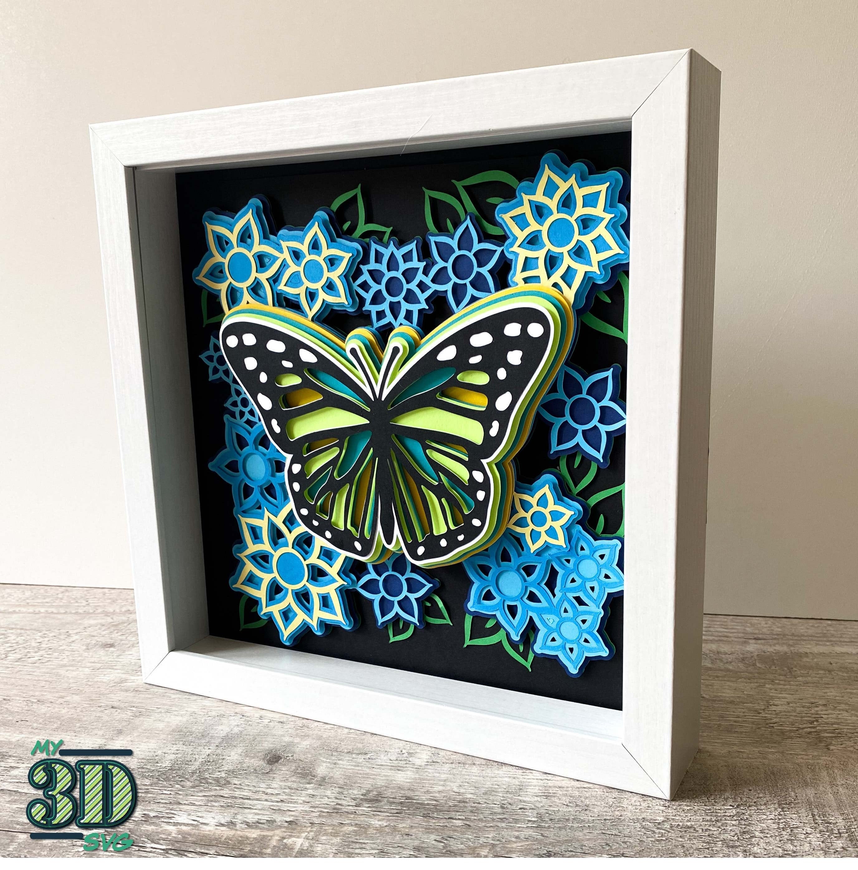 3D Cardstock Butterfly SVG Layered SVG for Cricut Etsy Hong Kong