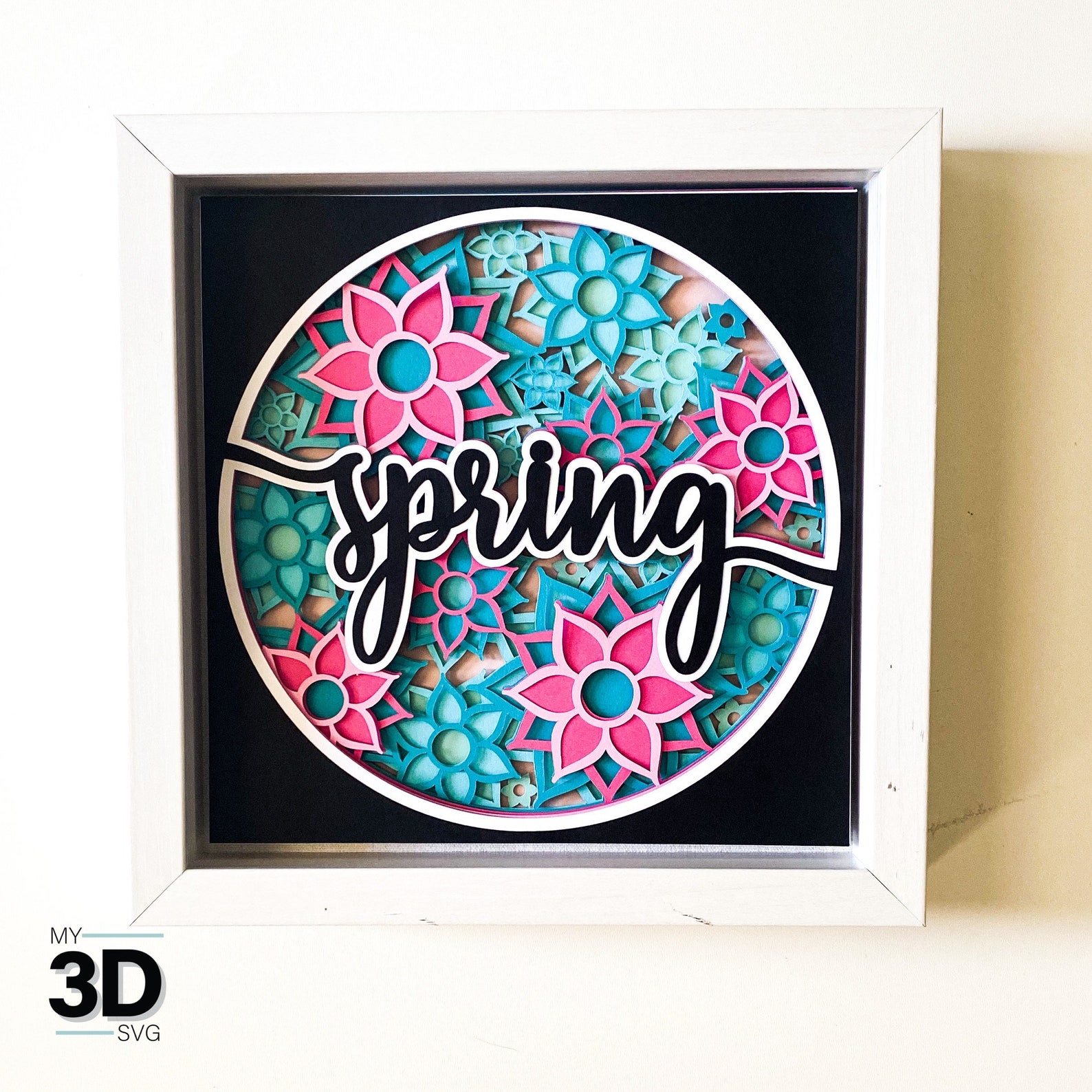 3D SPRING SVG - Shadow Box SVG - for Cricut - for Silhouette - Etsy
