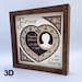 CUSTOMIZABLE 3D MEMORIAL Shadow Box svg - for cricut - for silhouette 
