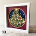 3D CHRISTMAS TREE svg - 3D Christmas svg - CHRISTMAS shadow box svg - for cricut - for silhouette 
