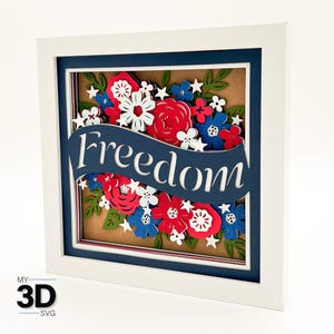 3D USA HOME SVG - pour cricut - pour silhouette