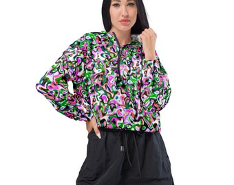 Too Close - cropped windbreaker