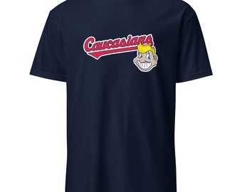 Camiseta de beisebol para caucasianos