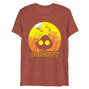 Scrappy Nerd T-shirt, twin suns shirt, utinni tee