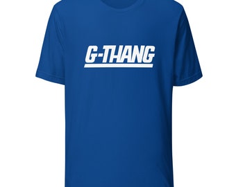 Camiseta unissex G-Thang, camiseta de futebol americano de Nova York