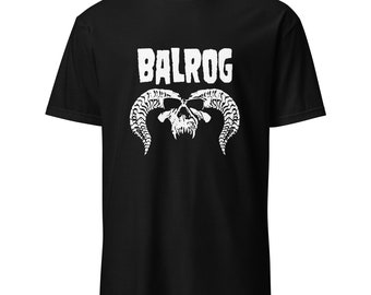 Camiseta Balrog Skull Punk, camiseta Senhor dos Anéis