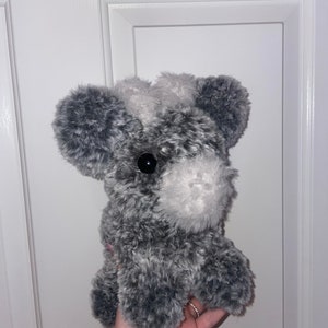 Fluffy Crochet Cow