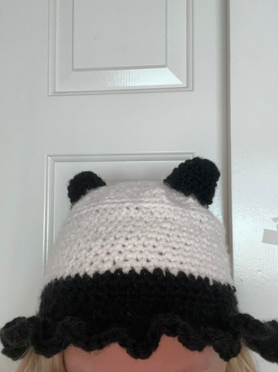 Crochet Panda Bucket Hat - Etsy Australia