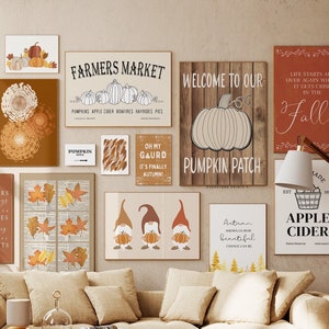 Fall Gallery Mega Bundle Set | Fall Wall Art | Autumn Wall Art | Autumn Decor | Fall Decor | Autumn Gallery Wall | Fall Printables