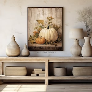 Rustic Fall Wall Decor Printable Still Life Painting Rustic Fall Art ...