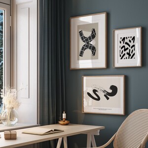 Gallery Wall Prints | Set of Prints, Neutral Abstract Art, Abstract Wall Art, Modern Wall Art, Minimalist Print, Printable Wall Art