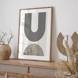 Black Abstract Art Print | Black and White Abstract Art, Printable Art, Gallery Wall Art, Minimal Prints, Modern Wall Art, Printable Poster