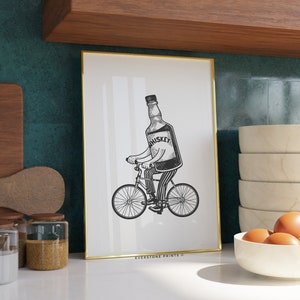 Whiskey Bar Art | Whiskey Poster, Bar Cart Art, Kitchen Wall Art, Bar Art Printable, Kitchen Print, Funny Whiskey, Printable Art