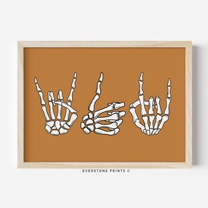 Halloween Skeleton Art | Halloween Wall Art | Skeleton Art | Halloween Print | Spooky Art | Halloween Wall Decor | Printable Art
