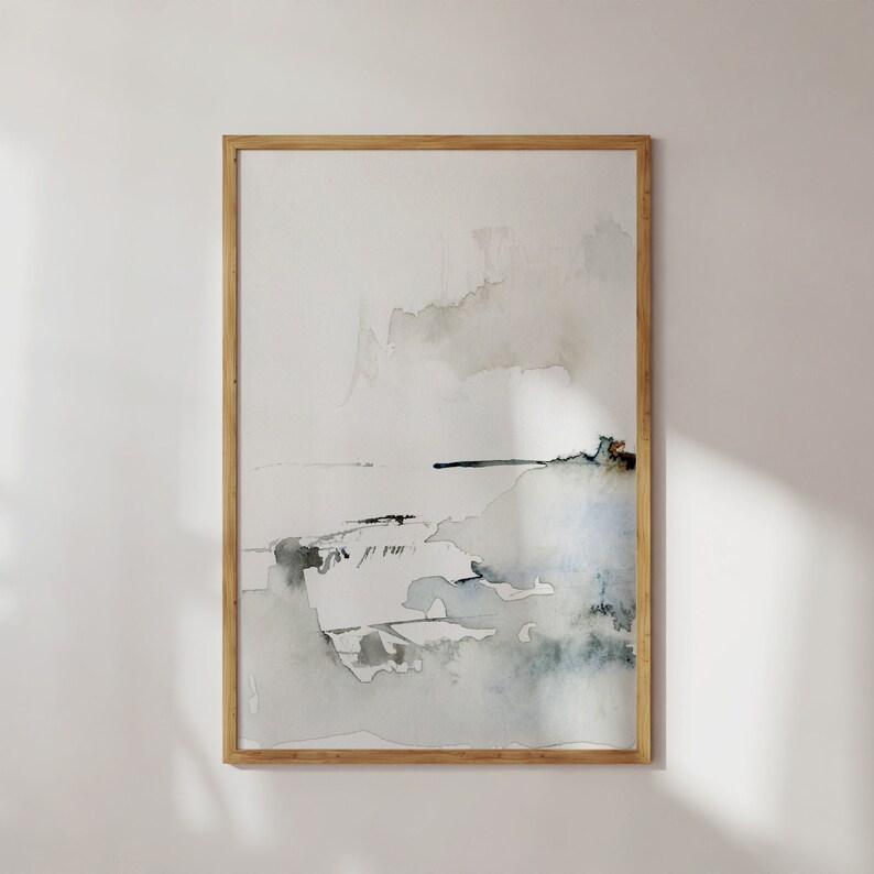 Watercolor Abstract Art | Modern Minimalist Poster | Abstract Wall Art ...