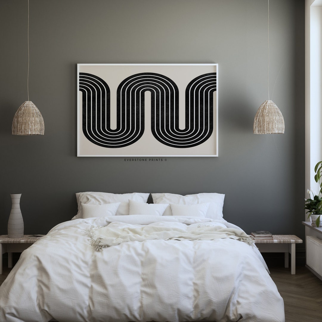 Black Geometric Art Geometric Wall Art Mid Century Line Art black-geometric-art-geometric-wall-art-mid-century-line-art