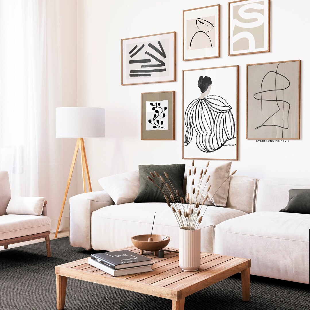 Modern Gallery Set | Bundle Print Set | Apartment Wall Decor | Living ...