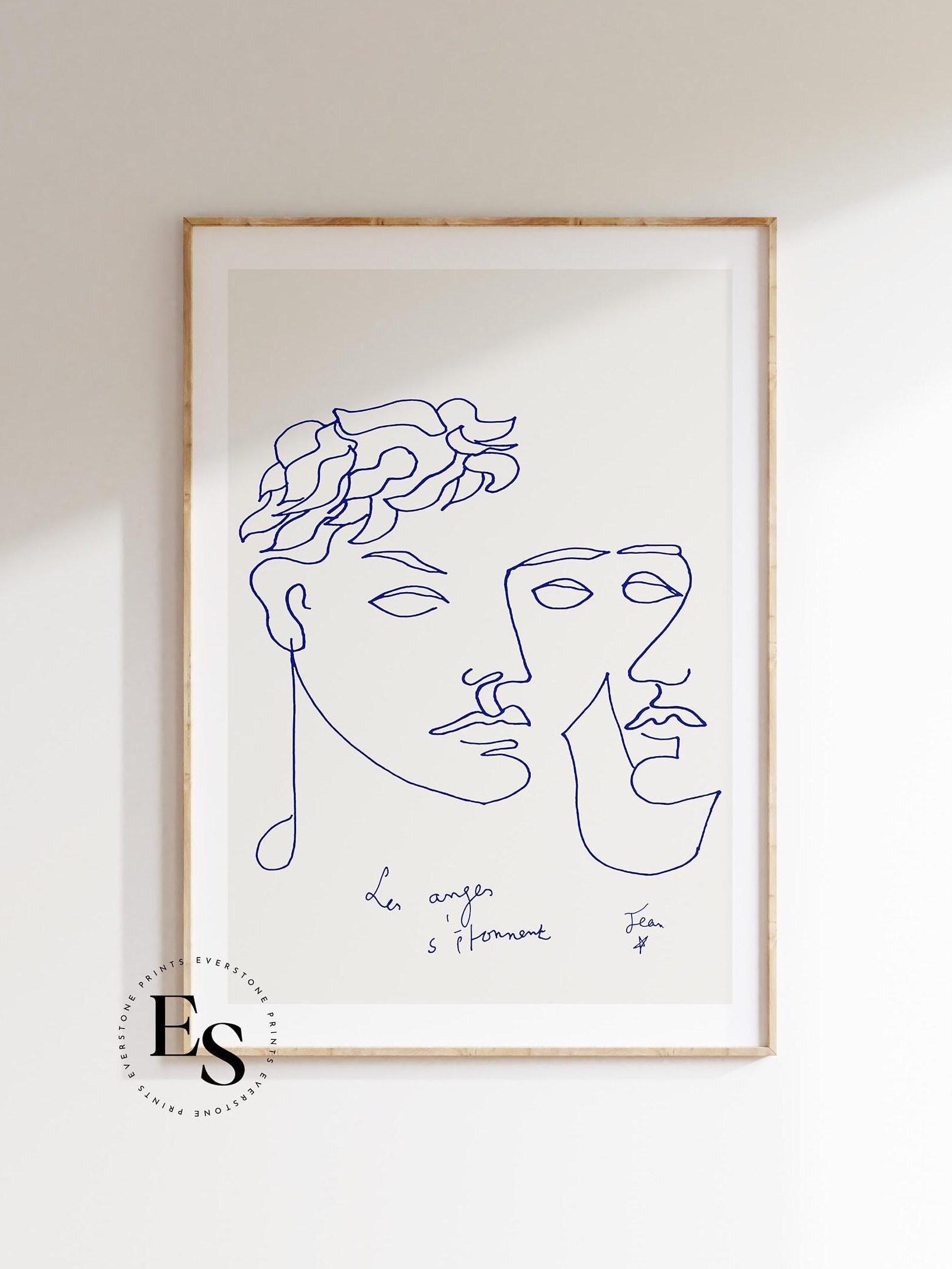 JEAN COCTEAU Print | Exhibition Poster, Vintage Poster, Continuous