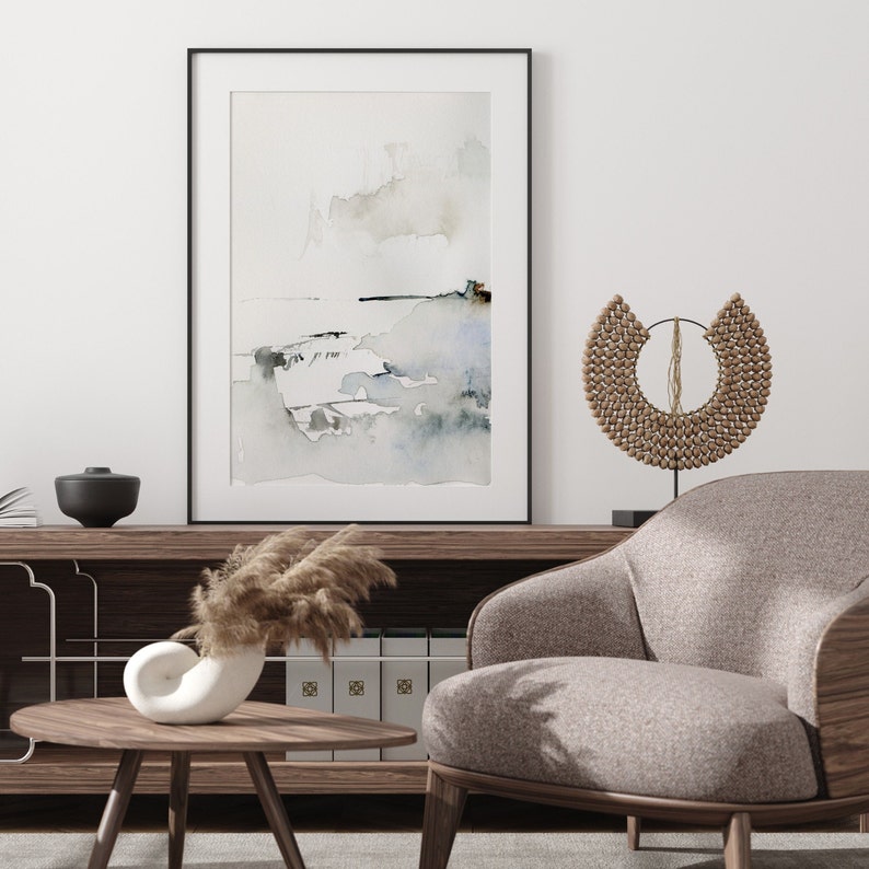 Watercolor Abstract Art | Modern Minimalist Poster | Abstract Wall Art ...