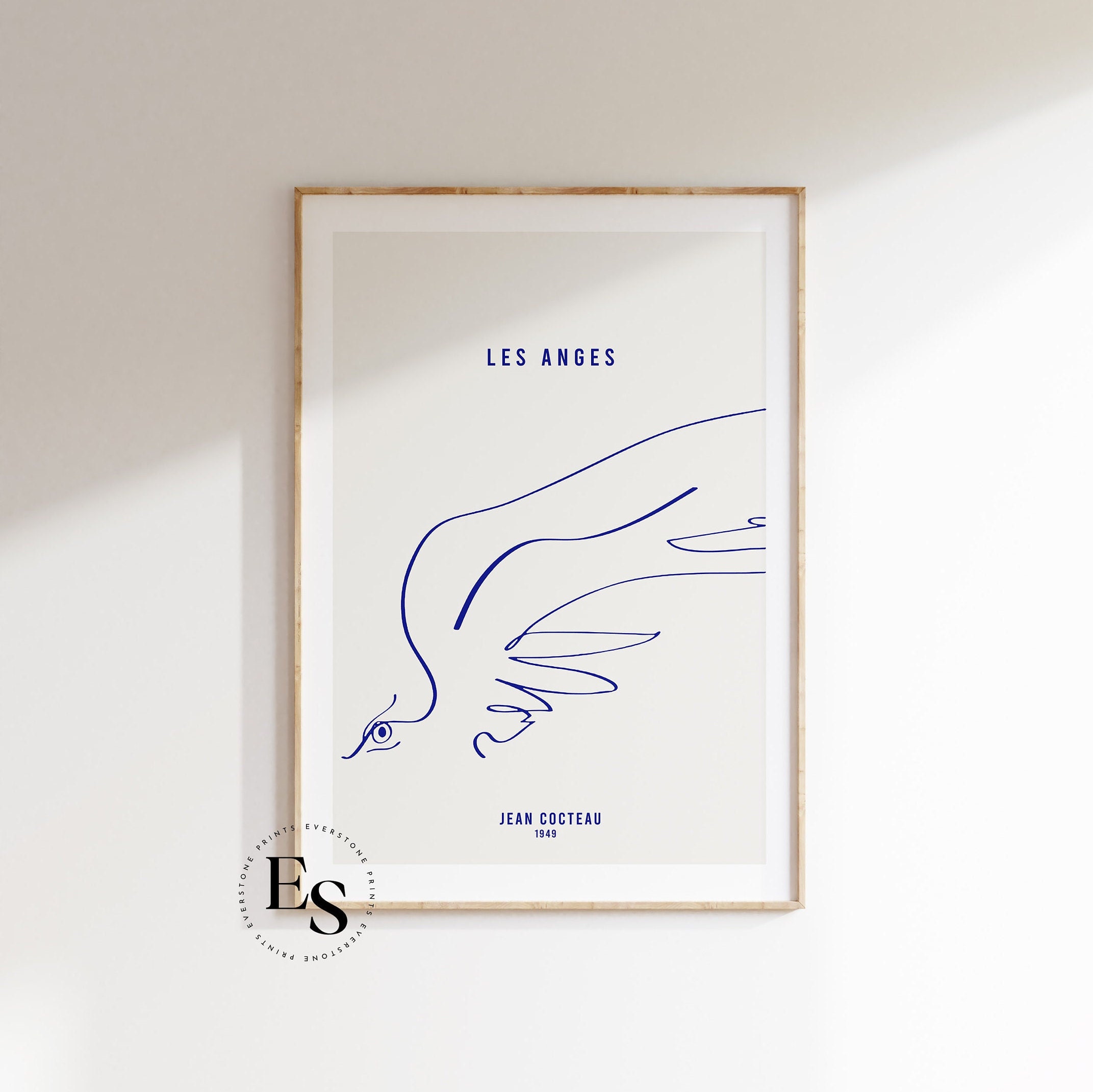 Jean Cocteau Set of 2 Prints | Vintage Exhibition Poster