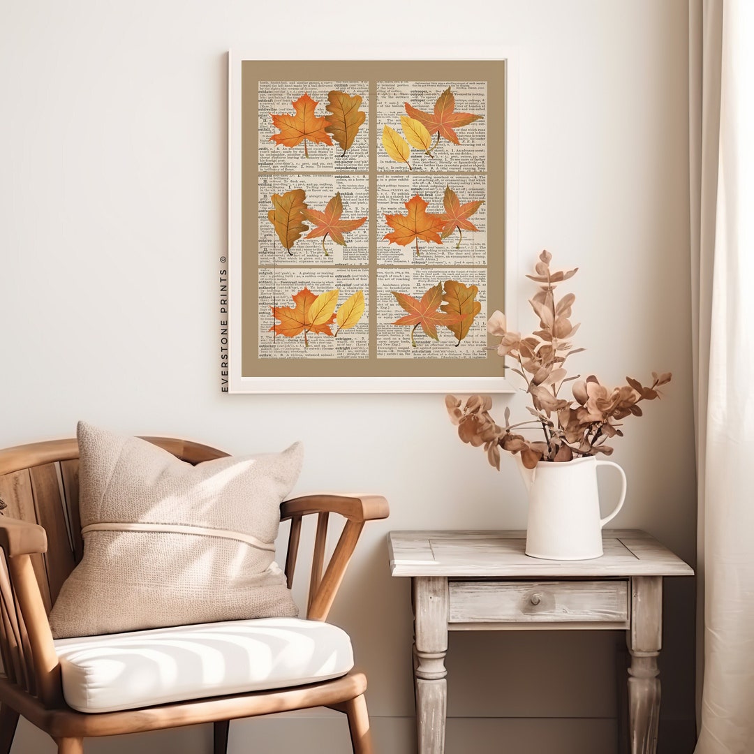 Herbsternte Kürbis Leinwandbild - Rustikale Wanddekoration Für Wohnzimmer Mit LED-Beleuchtung