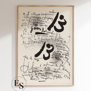 ミロオリジナルアート展ポスター - 19.9