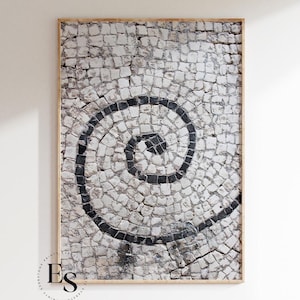 Mosaic Print, Mosaic Wall Art, Morrocan Wall Decor, Digital Mosaic, Boho Wall Print, Moroccan Mosaic, Moroccan Decor, Abstract Poster