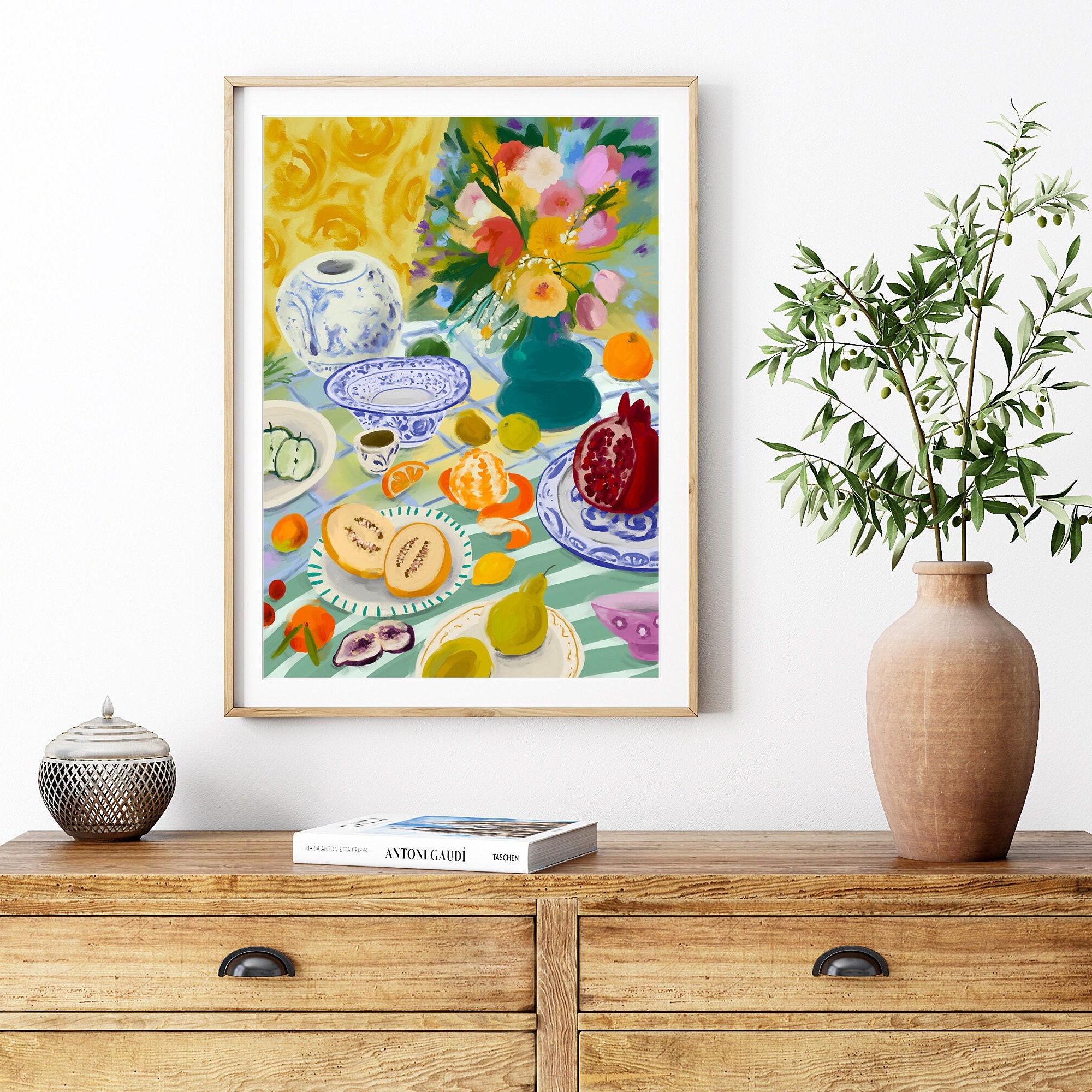 Kitchen Wall Art Still Life Art Kitchen Decor Floral Wall - Etsy