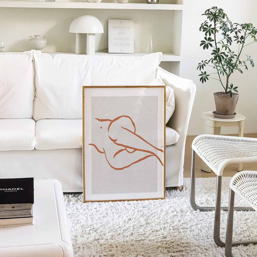 Female Body Print | Line Art, Abstract Woman Print, Female Line Artl ...