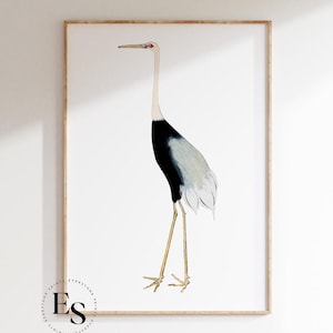 Vintage Standing Bird Print | Vintage drawing, Bird Print, Vintage Animal Print, Animal Print, Vintage Wall Art, Printable Art