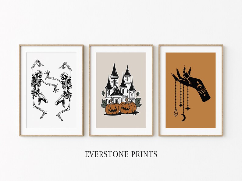 Halloween Art Mega Bundle | Set of 10+ Printables | Vintage Halloween ...