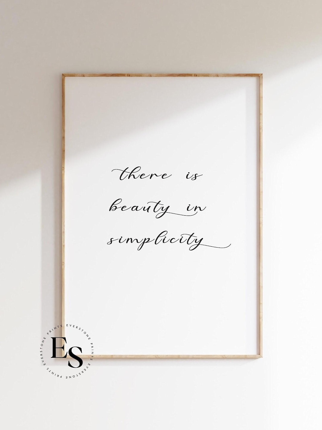There is Beauty in Simplicity Quote Print | Minimalist Printable Wall Art |  Inspirational Wall Art | Neutral Wall Art | Digital Download - Etsy, image size:1080x1440