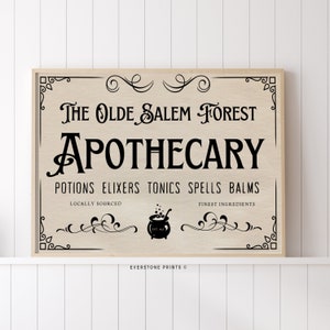 Halloween Apothecary Art  | Halloween Wall Art | Halloween Poster | Spooky Print | Halloween Print | Halloween Printable Art