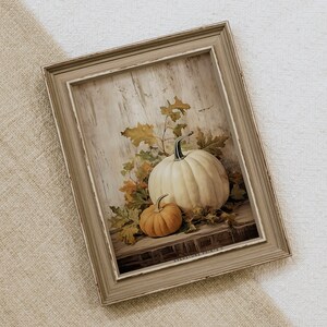 Rustic Fall Wall Decor Printable | Still Life Painting Rustic Fall Art ...