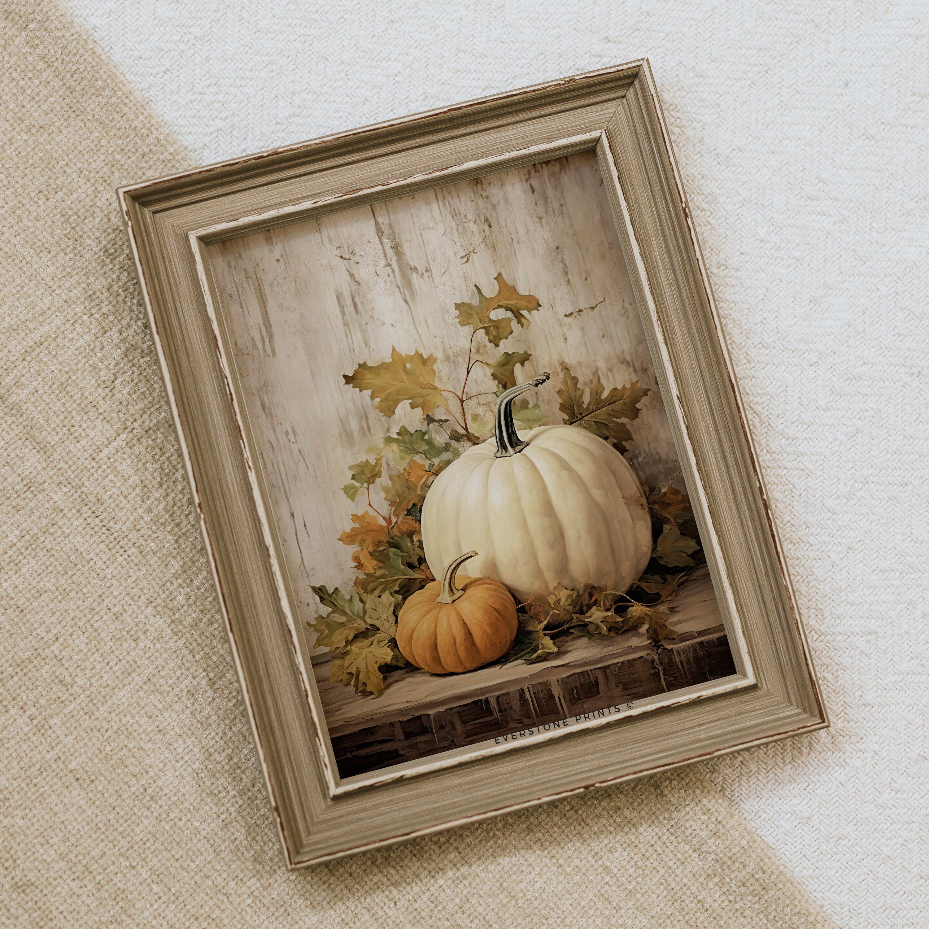 Rustic Fall Wall Decor Printable | Still Life Painting Rustic Fall Art ...