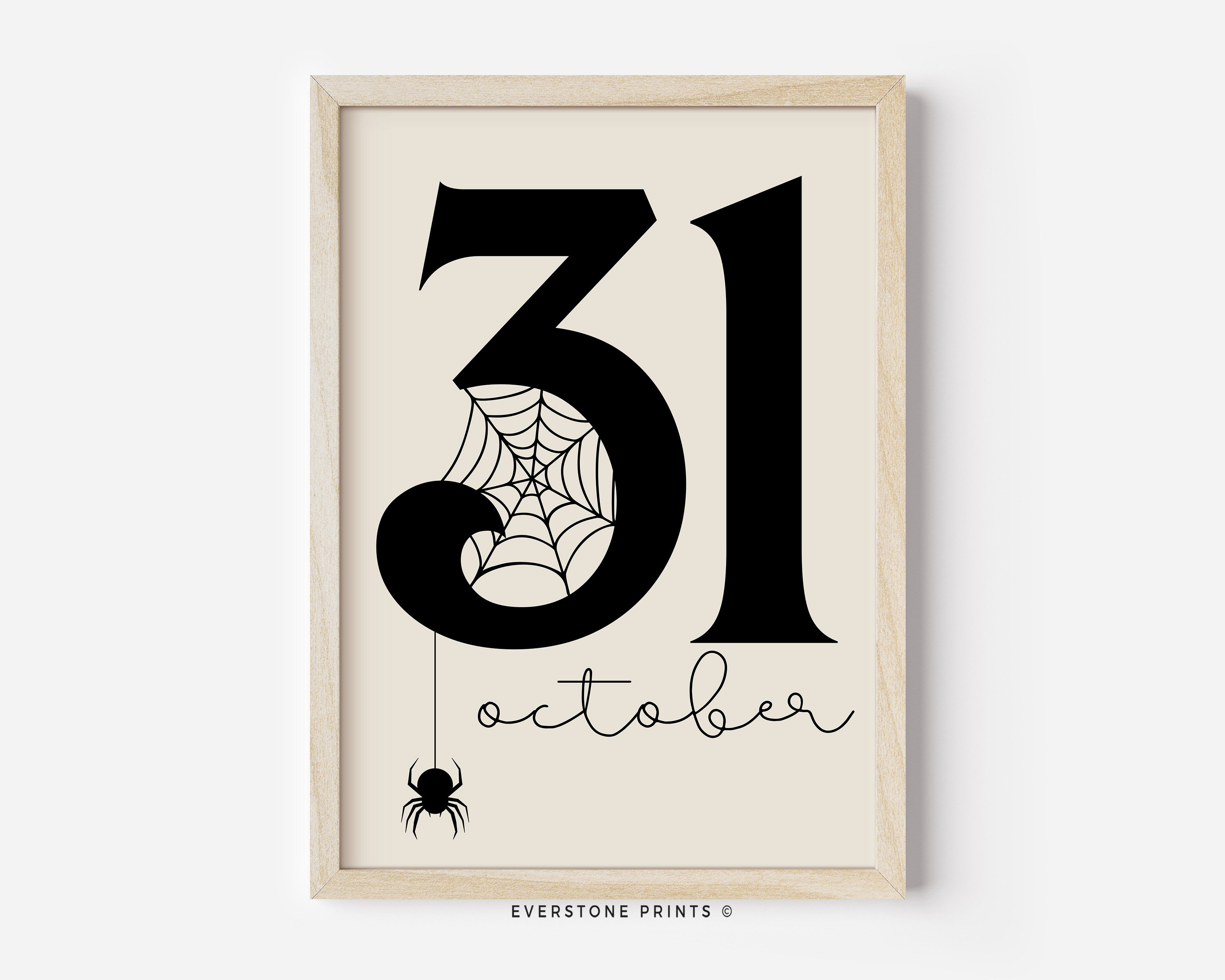 October 31 Halloween Art | Halloween Wall Art | Halloween Sign | Spooky ...